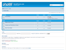 Tablet Screenshot of koratforum.com
